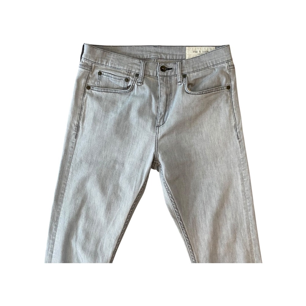 Rag & Bone Fit 1 Skinny Jeans 32x32 Vintage Gray Denim Five-Pocket Design - Picture 2 of 9